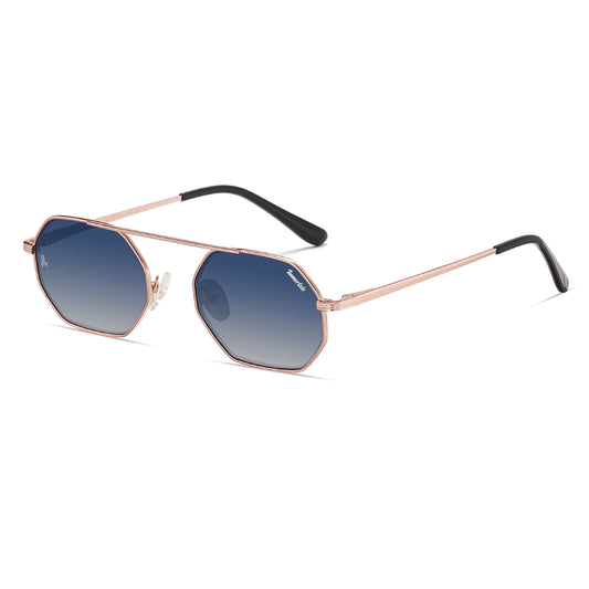 Thnyaan Sunglasses - Blue Rosegold C5