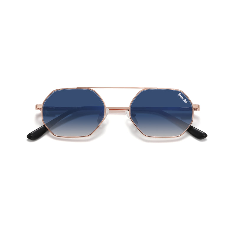 Thnyaan Sunglasses - Blue Rosegold C5