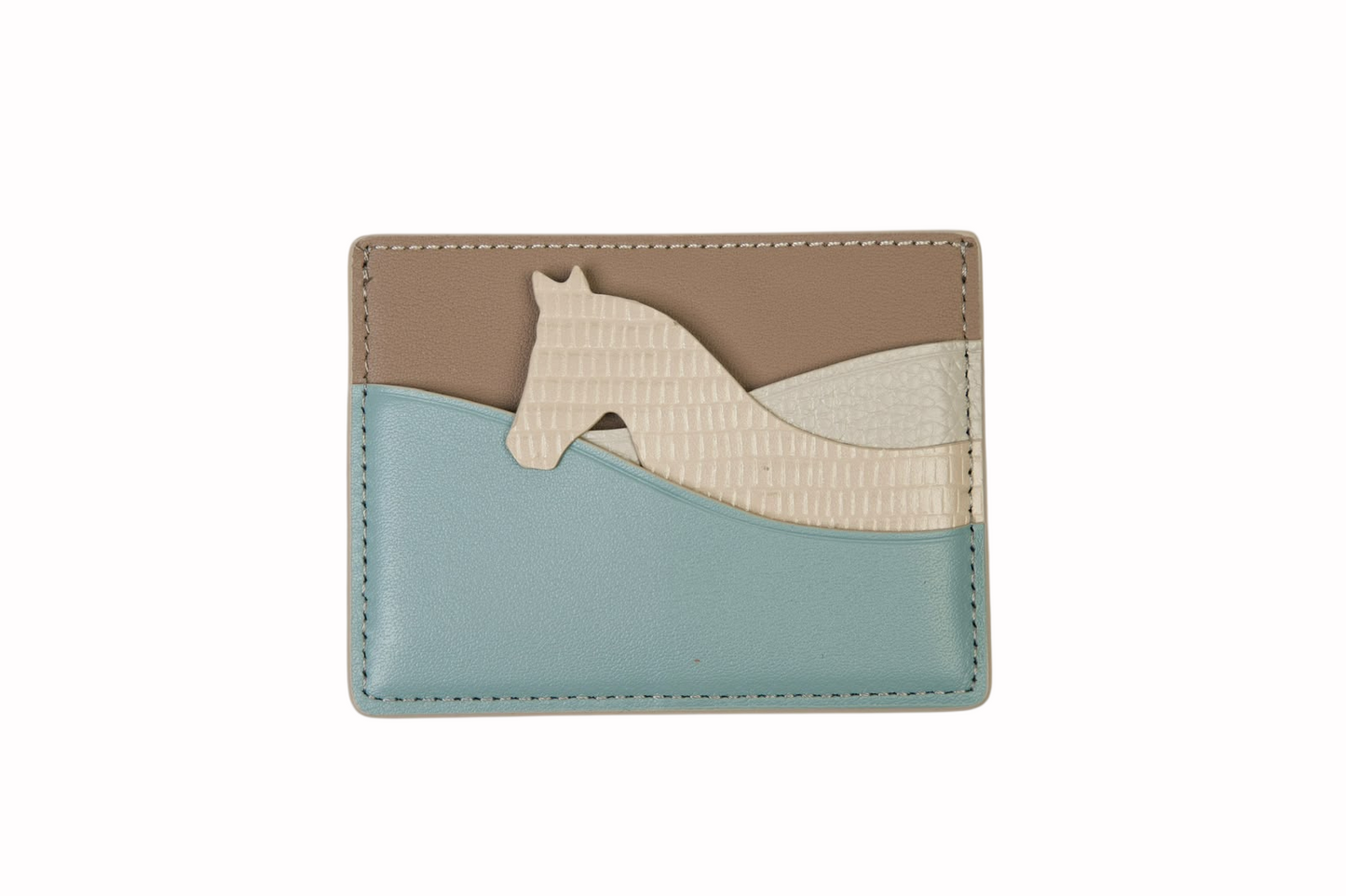 Stallion Card Holder- blue